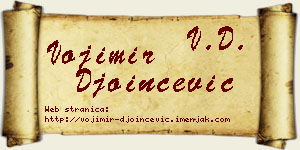Vojimir Đoinčević vizit kartica